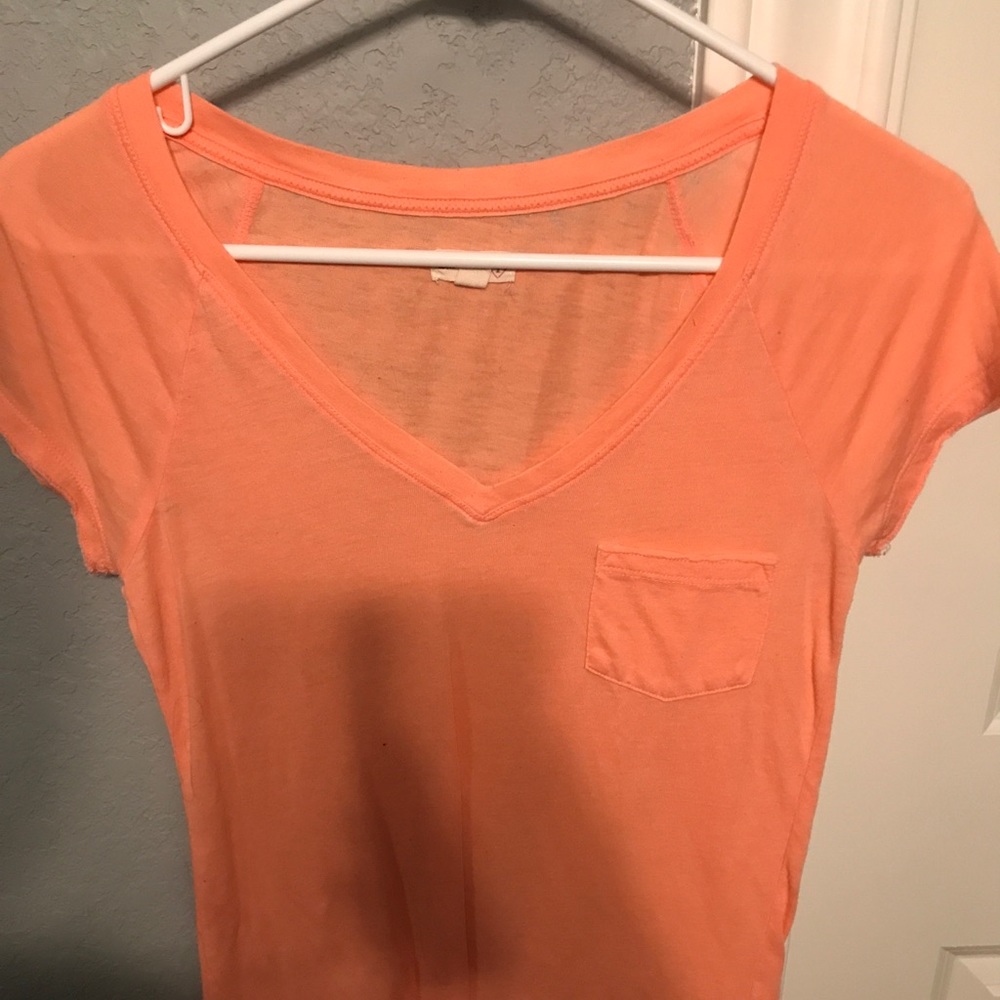 Aerie Coral Vneck